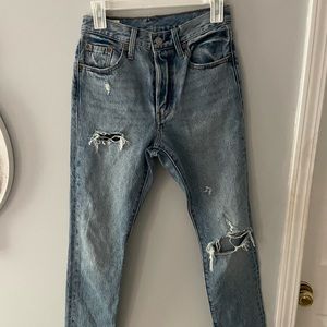 Levi’s 501 Skinny Straight Leg Jeans